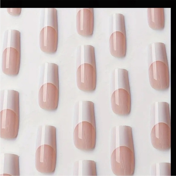 Elegant White French Manicure - Picture 3 of 8